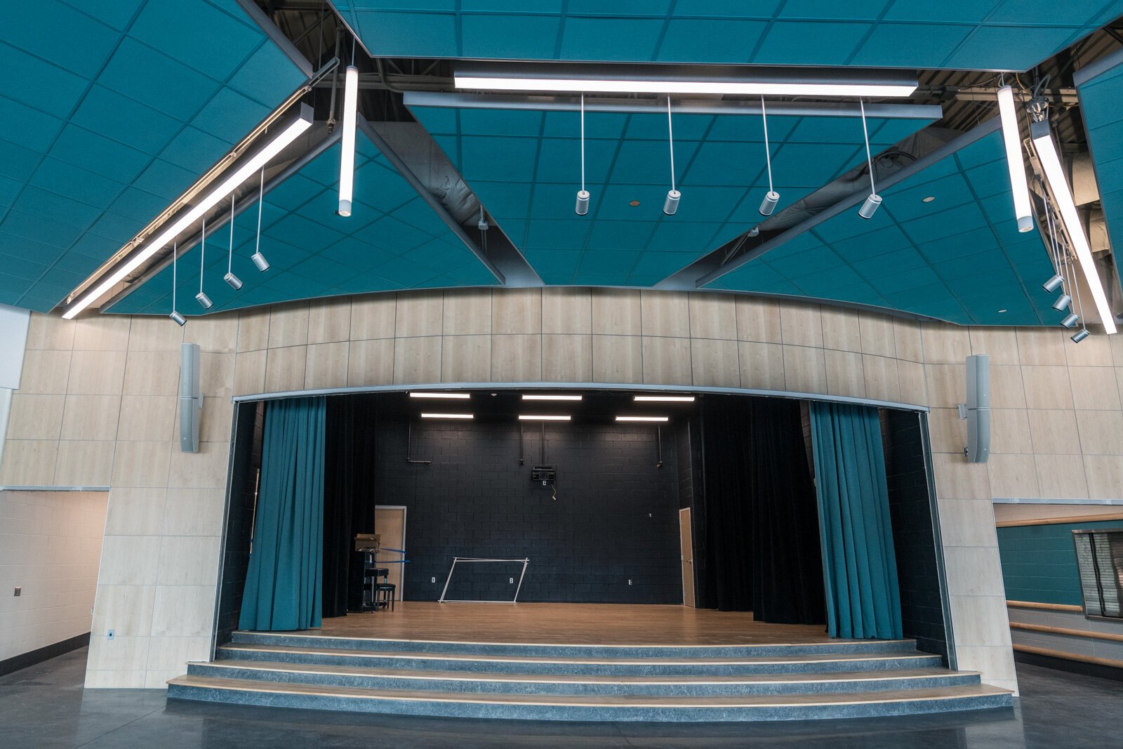 The new accessible auditorium at High Point School.