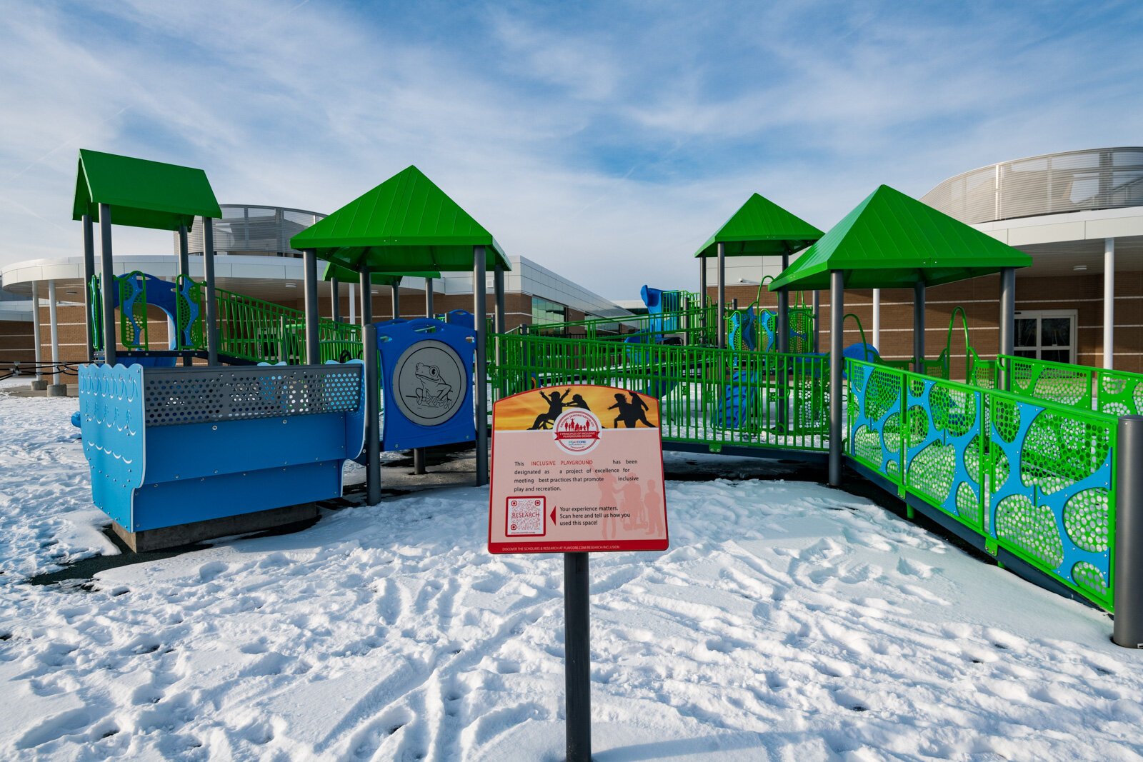 The inclusive playground at High Point School.
