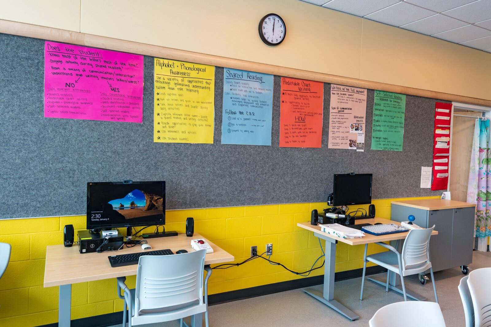 A classroom at High Point School.