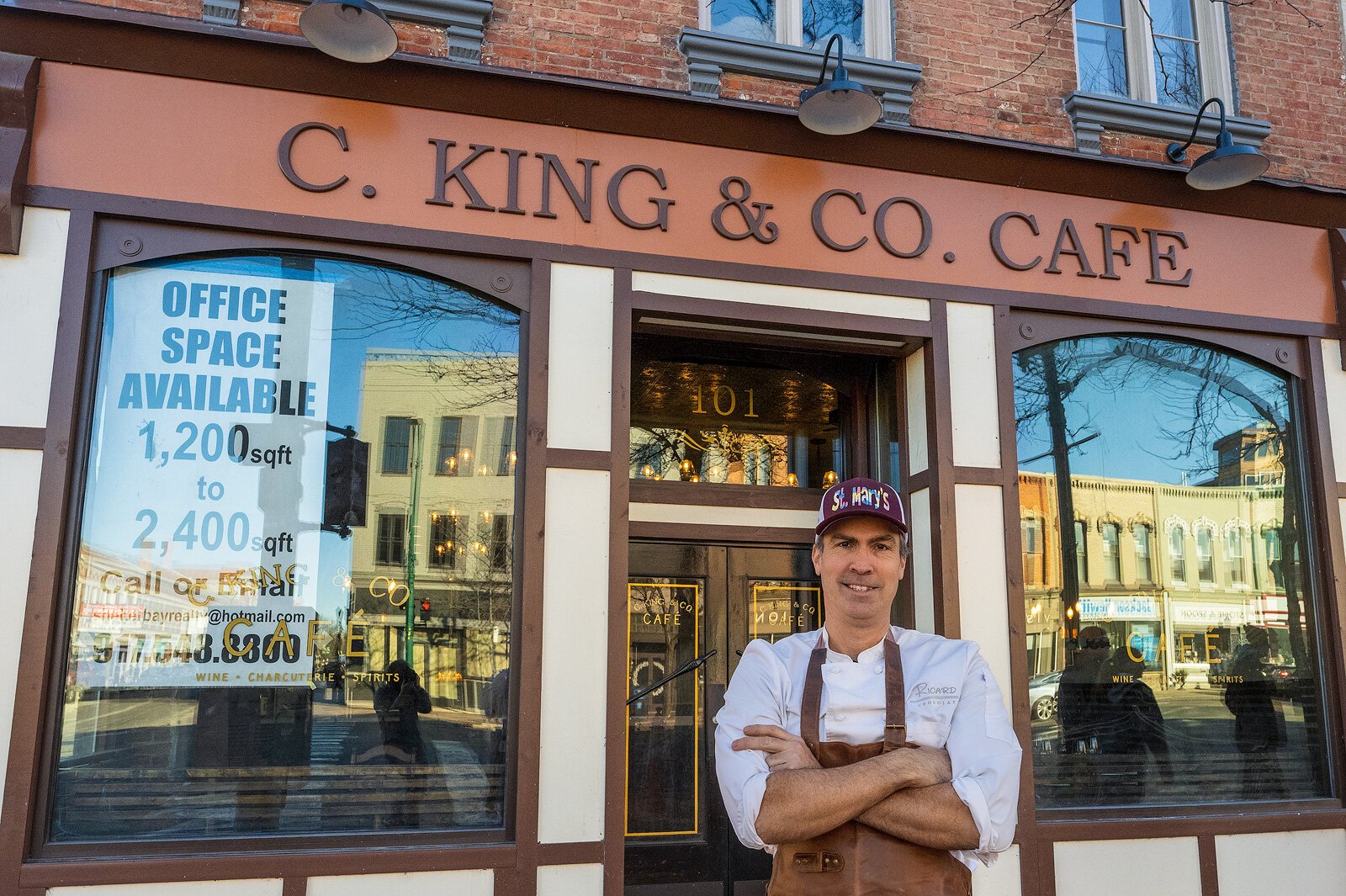 Richard Muszynski at C. King & Co. Cafe.