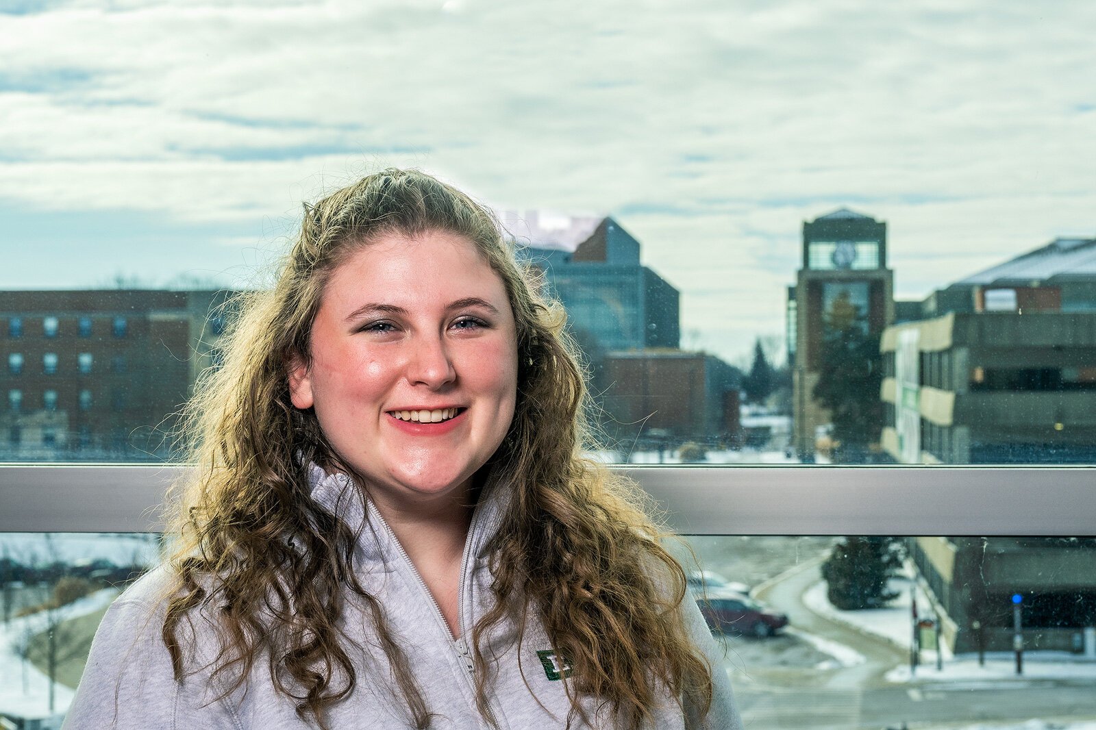 EMU's Center for Entrepreneurship Communication Coordinator Chloe Desselles.