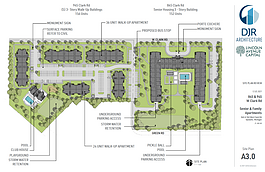 A rendering of the proposed development at 845 and 945 W. Clark Rd. in Ypsilanti.