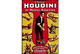 Cover art for Muriel Rukeyser's "Houdini" (Paris Press, 2002).