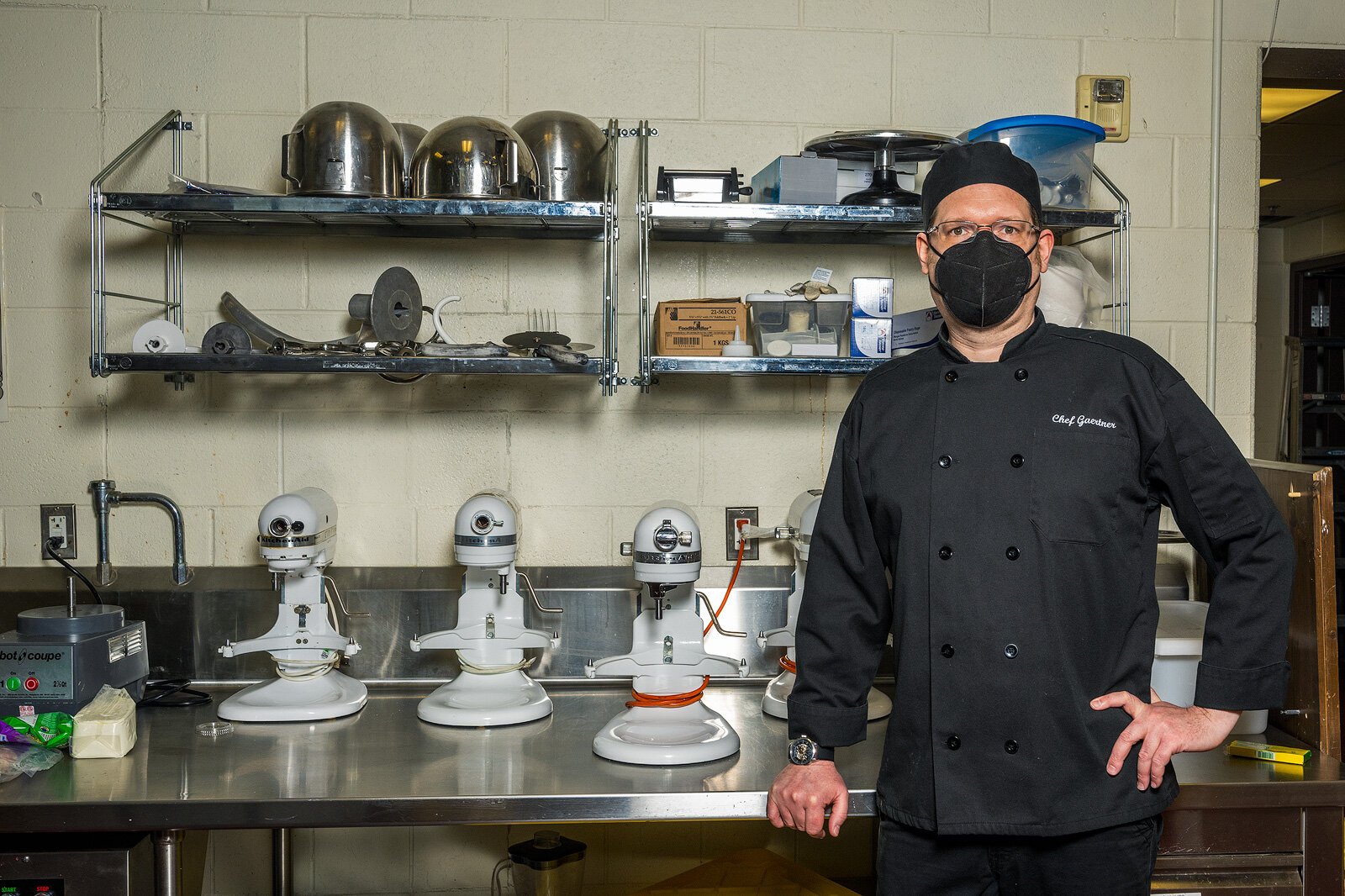 Ypsilanti's Regional Career Technical Center culinary instructor Chef Aaron Gaertner.