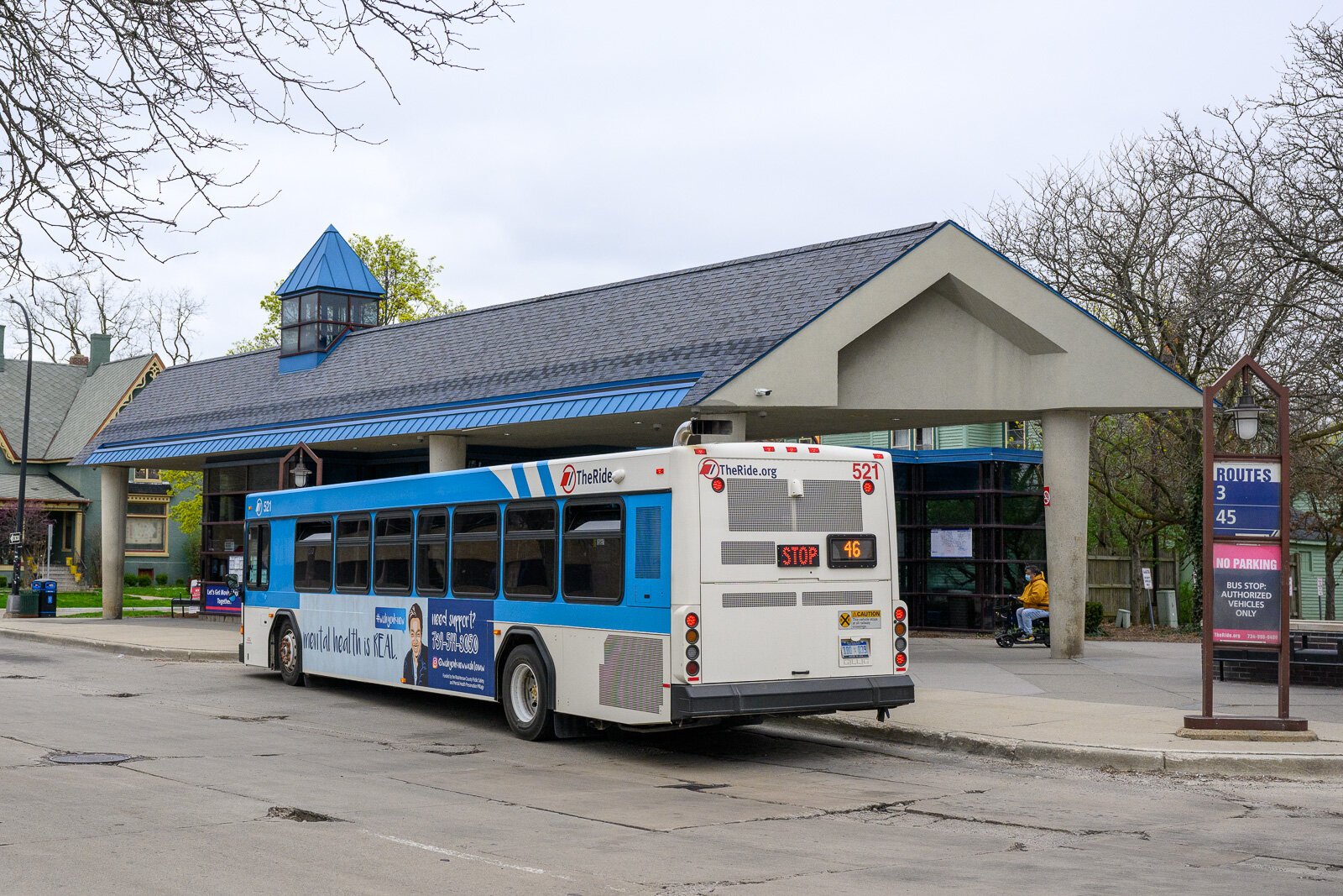 The AAATA Ypsilanti Transit Center.