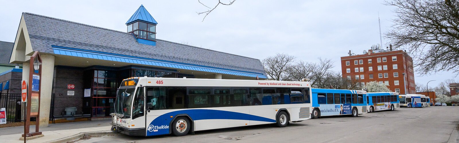 The AAATA Ypsilanti Transit Center.