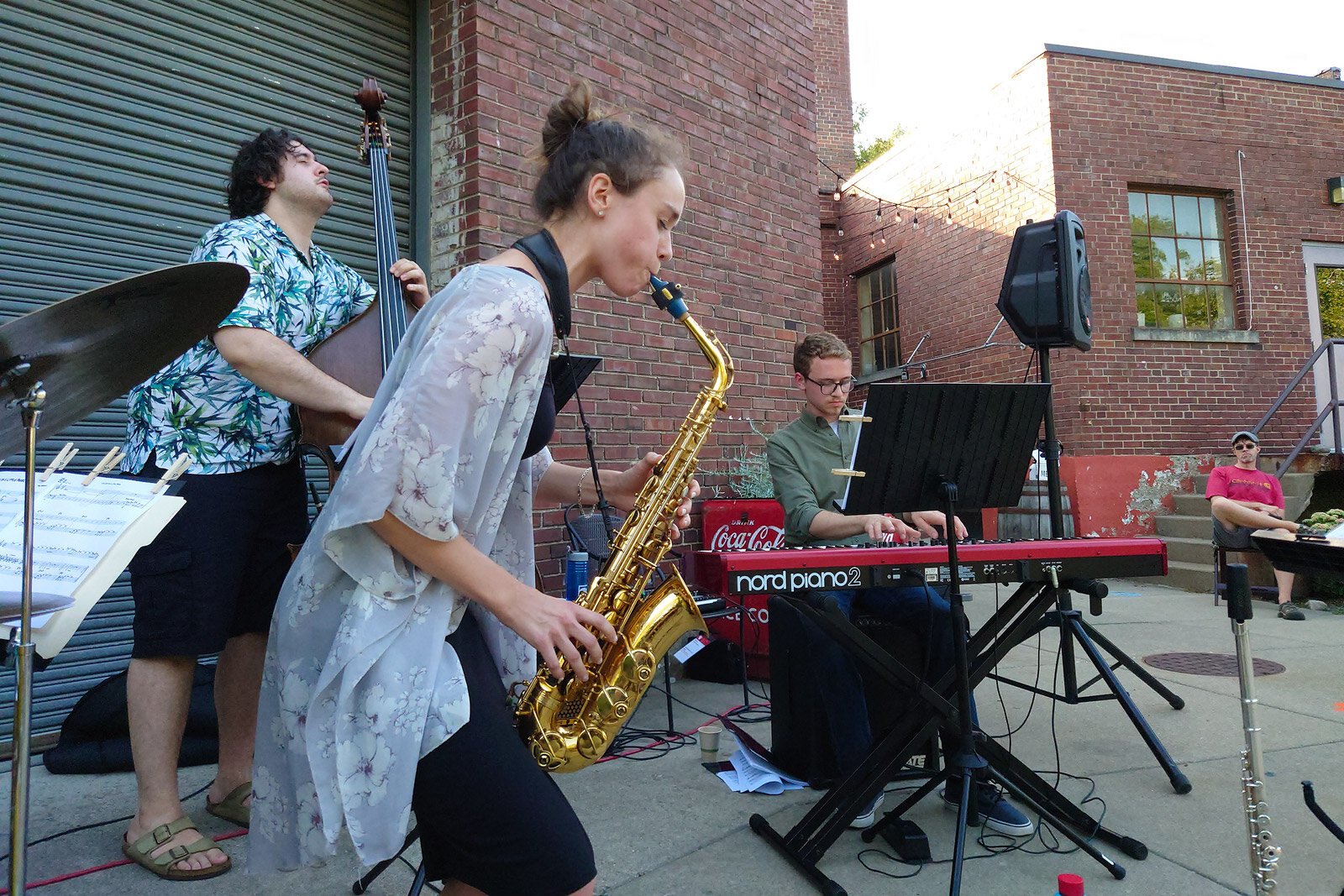 Meg Brennan Quartet performing at Third Place [MusicFest] in 2021.