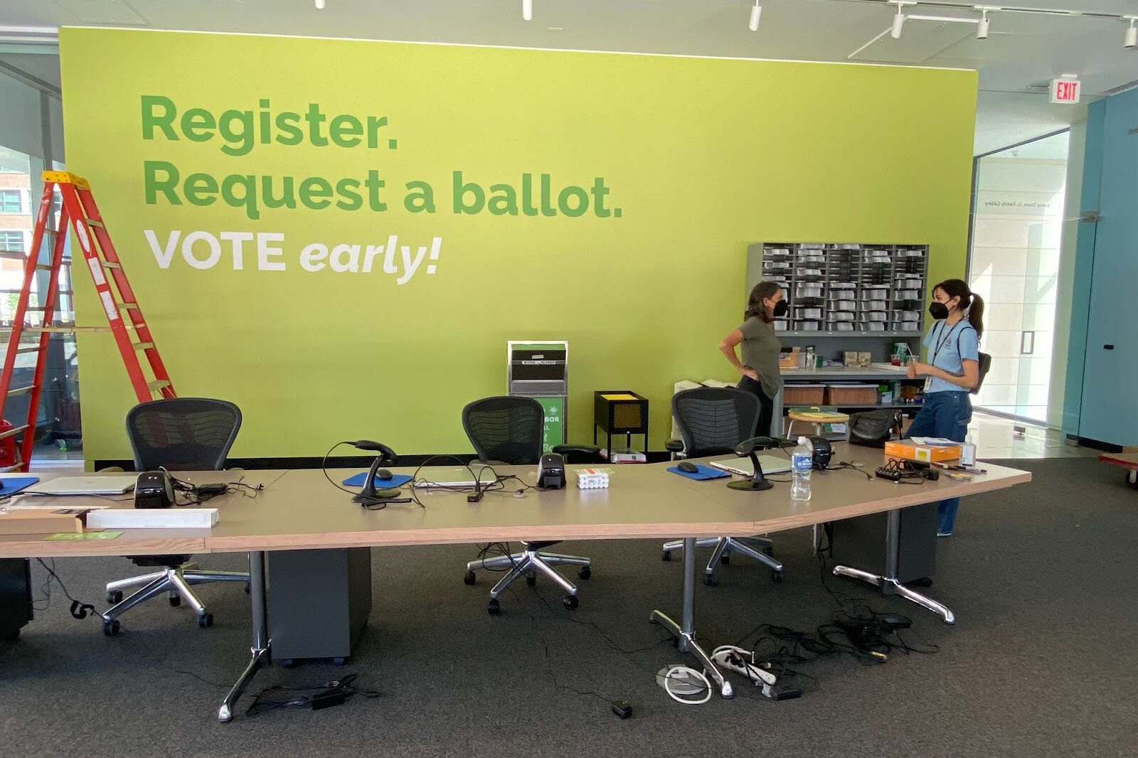 The satellite clerk's office at the University of Michigan Museum of Art.