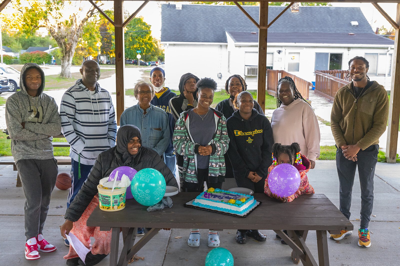 Community Gardens Earn and Learn Program meeting at the New West Willow Neighborhood Association.