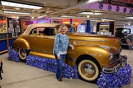 Ypsilanti Automotive Heritage Museum Administrative Secretary Patti Bluhm.