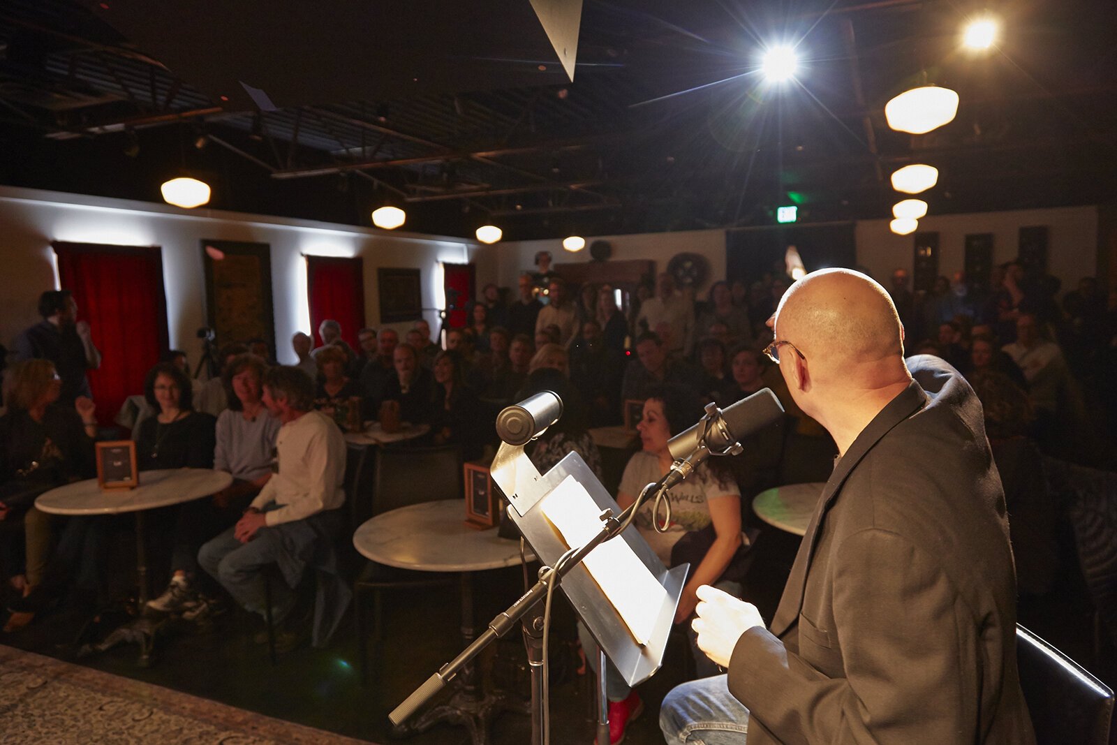 An event at the Leon Loft, which will host the upcoming P.S. Words Matter poetry slam.