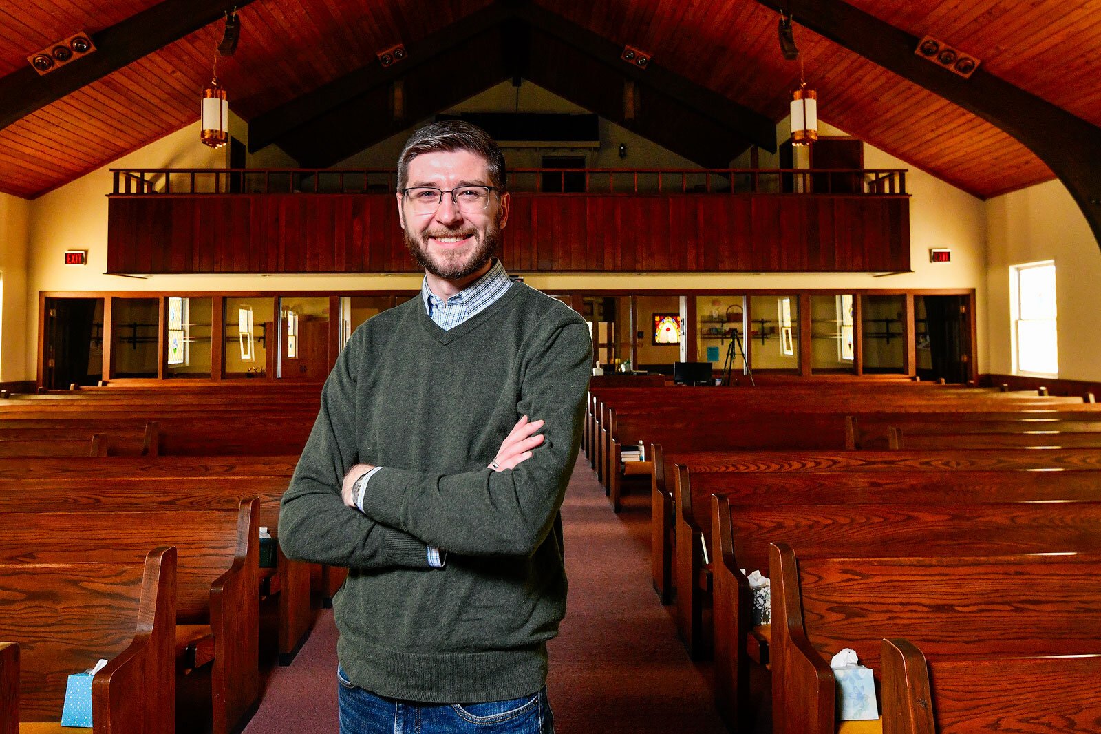 Pastor Dillon Burns of Manchester United Methodist Church.