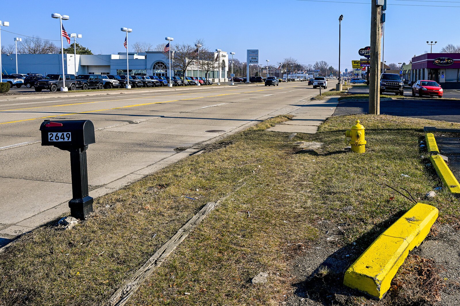 A cow path along Washtenaw Avenue.