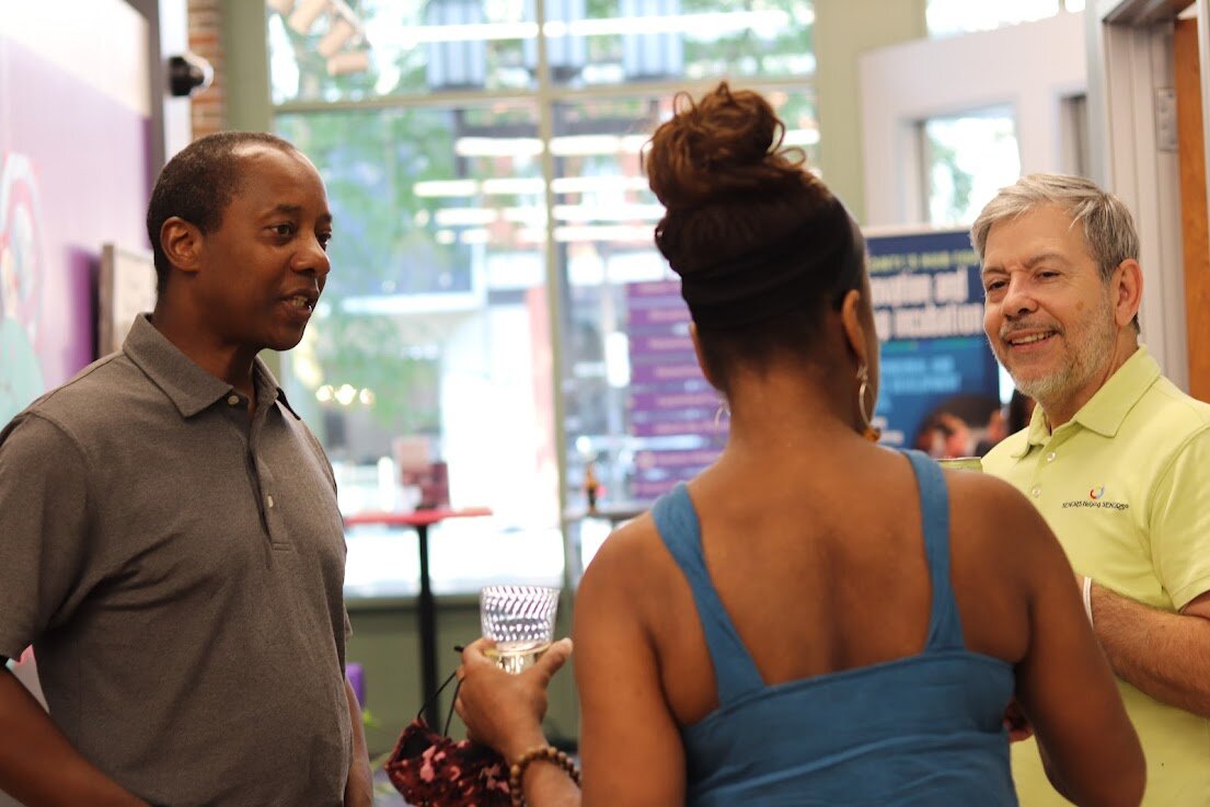 Attendees at a 9th Hour event.