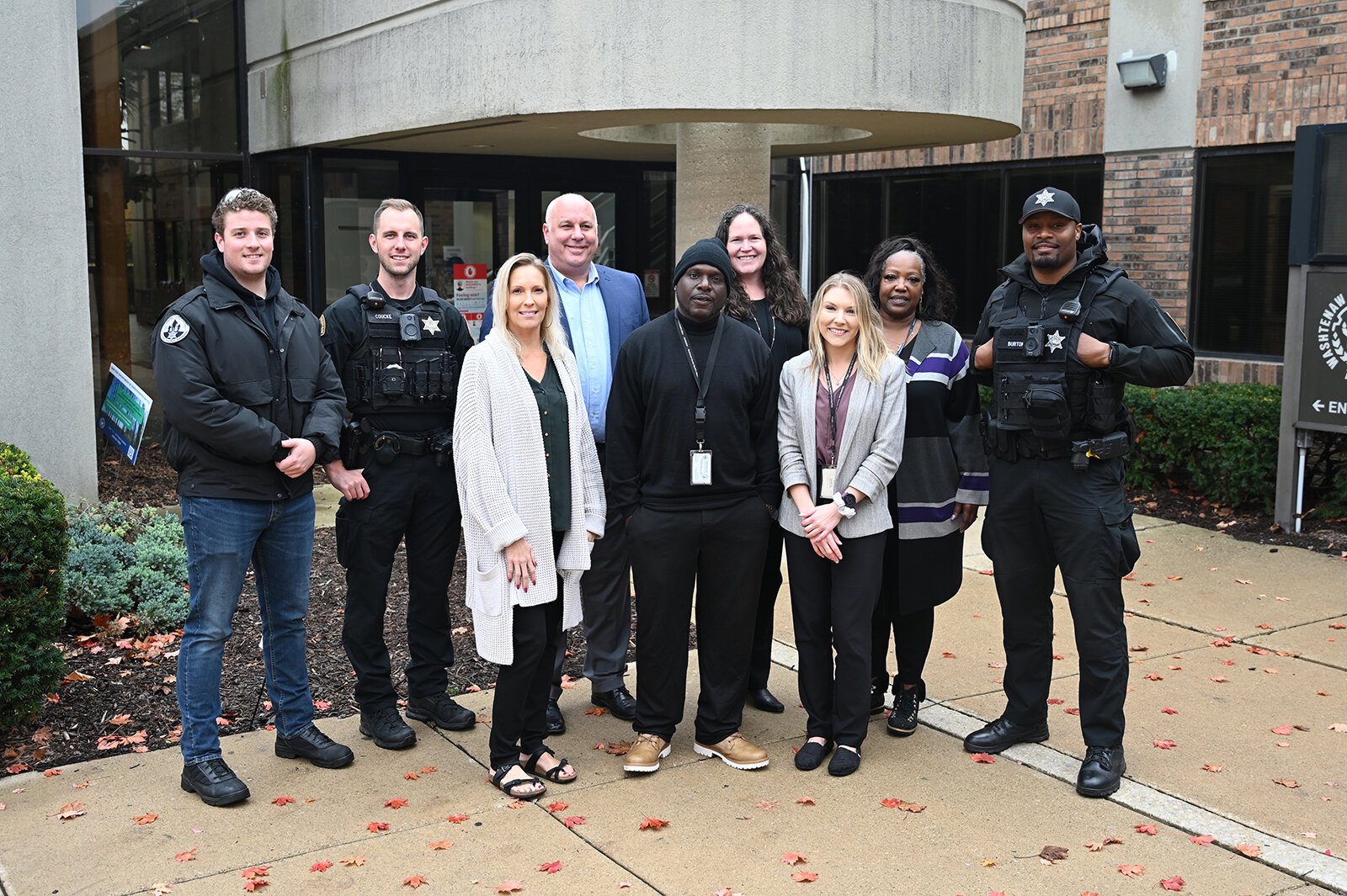 The Law Enforcement Assisted Diversion and Deflection (LEADD) team includes representatives of Washtenaw County's Sheriff's Office, Community Mental Health, Prosecutor's Office, and Public Defender's Office, as well as McLain and Winters Law Firm.