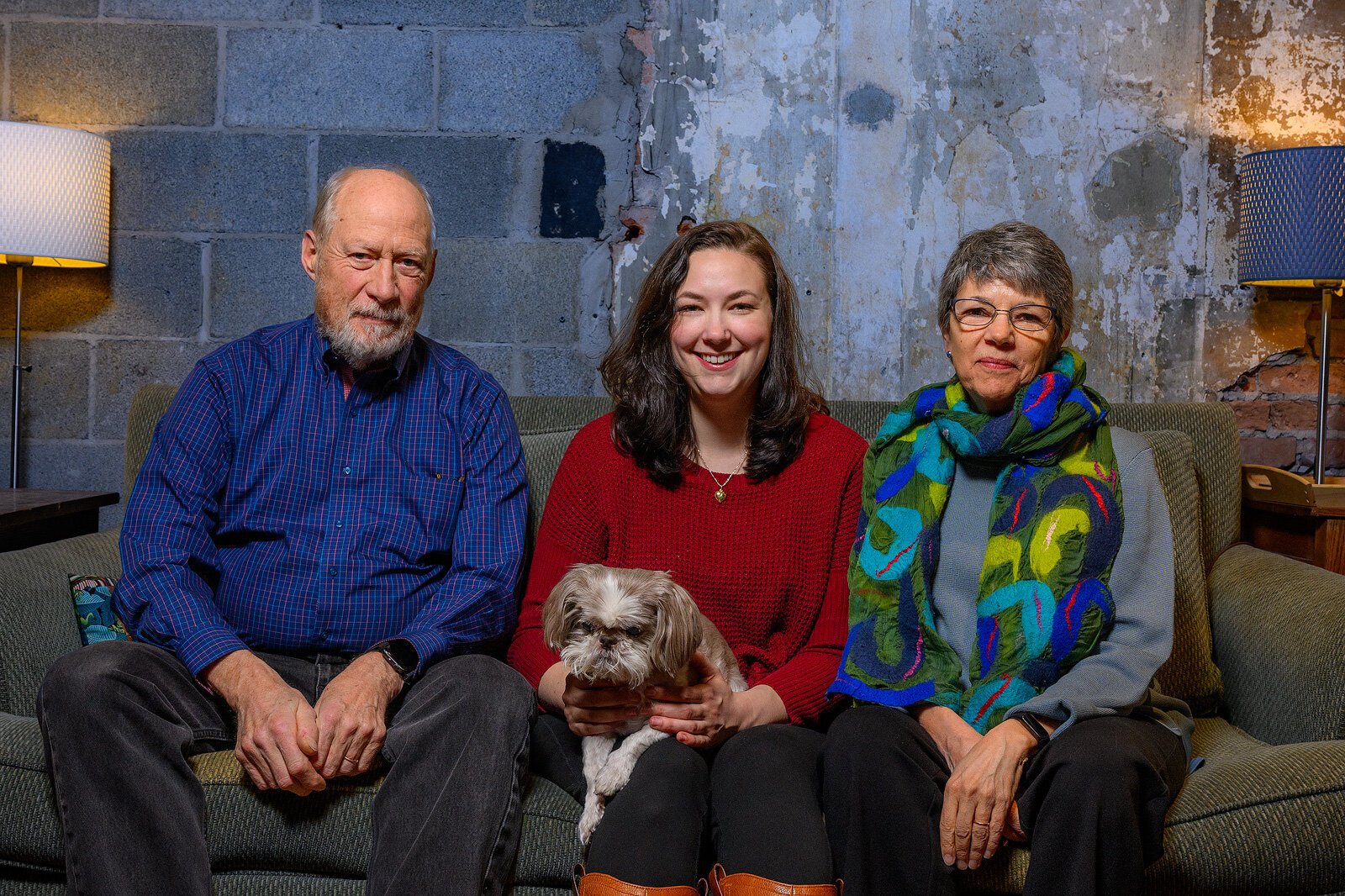 Will Spencer, Maggie Spencer, and Nan Plummer at The Gallery at 22 North.