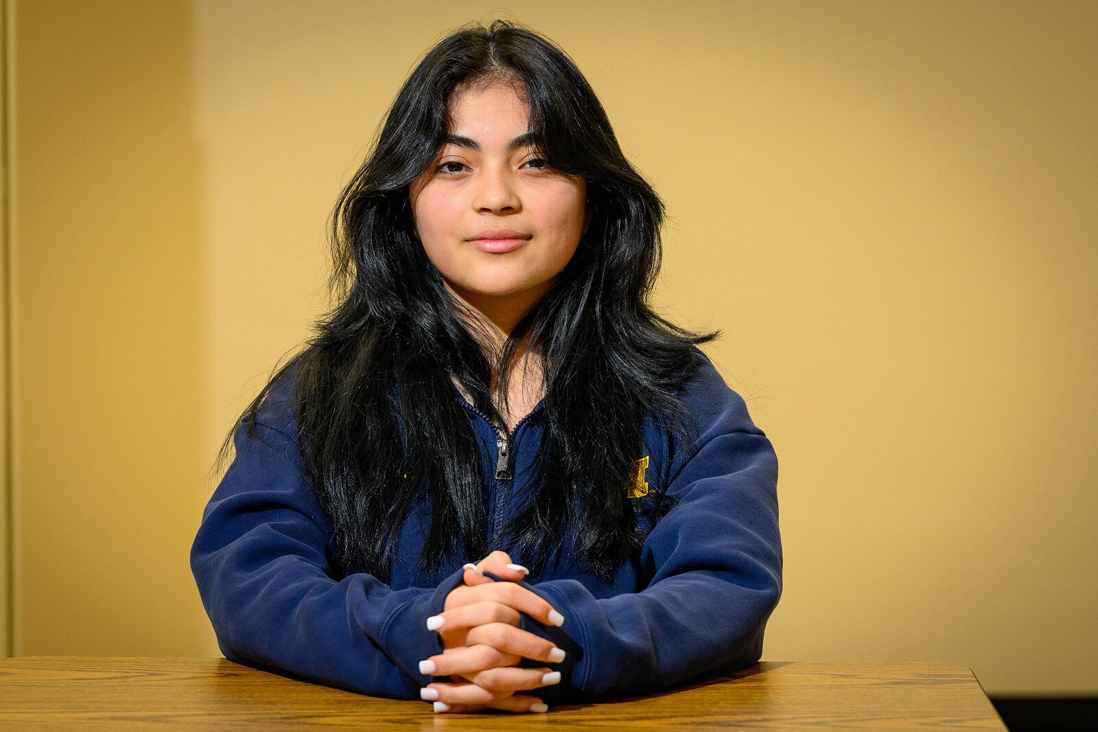 Ypsilanti Community High School student Ashley M. says other Latinx students have been her rock since she emigrated from Honduras.