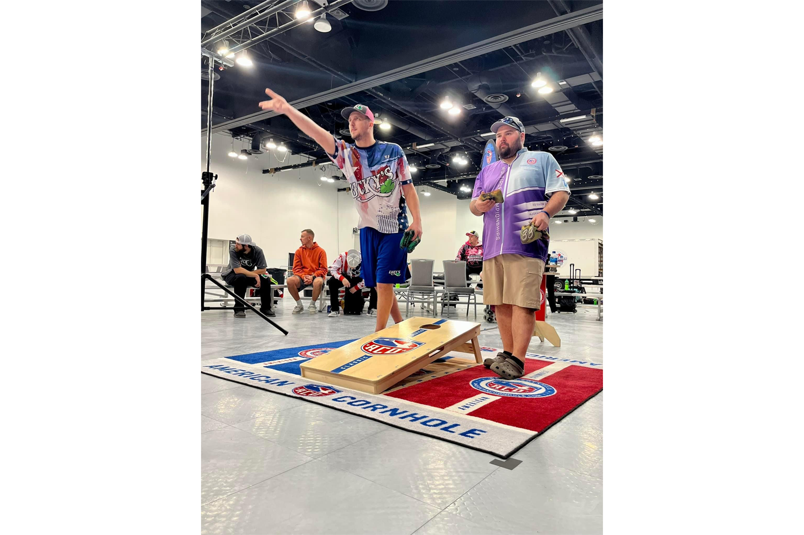 A cornhole competition hosted by the American Cornhole Organization.