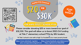 A promotional image for the Ann Arbor PTO Council's fundraiser.
