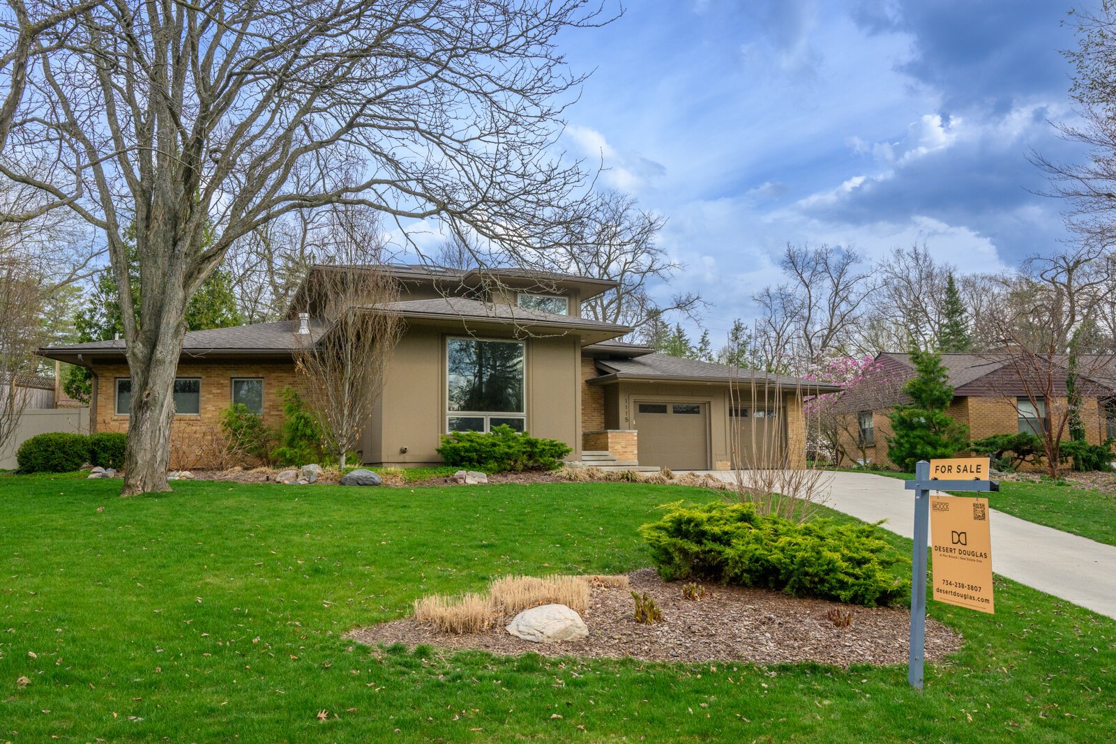 A home for sale in Ann Arbor's Water Hill Neighborhood.