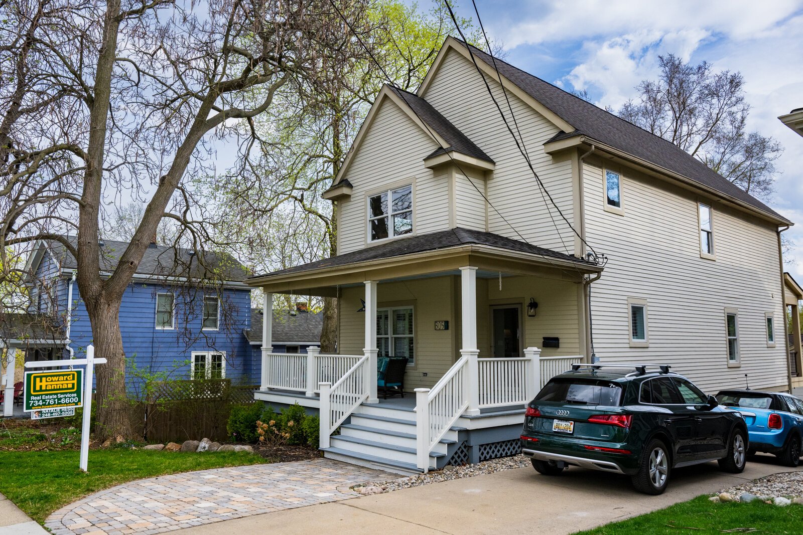 A home for sale in Ann Arbor's Water Hill Neighborhood.