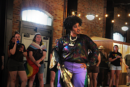 Haus M.D. Drag performers go beyond the stage at the Freighthouse with the "Dragging Through the Decades Show." Ypsilanti drag king Burnie Mac takes the audience to the '70s.