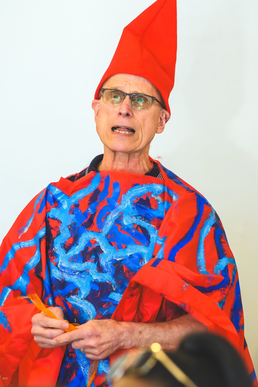 Peter Sparling at the inaugural meeting of the Ypsi Fine Arts Club.