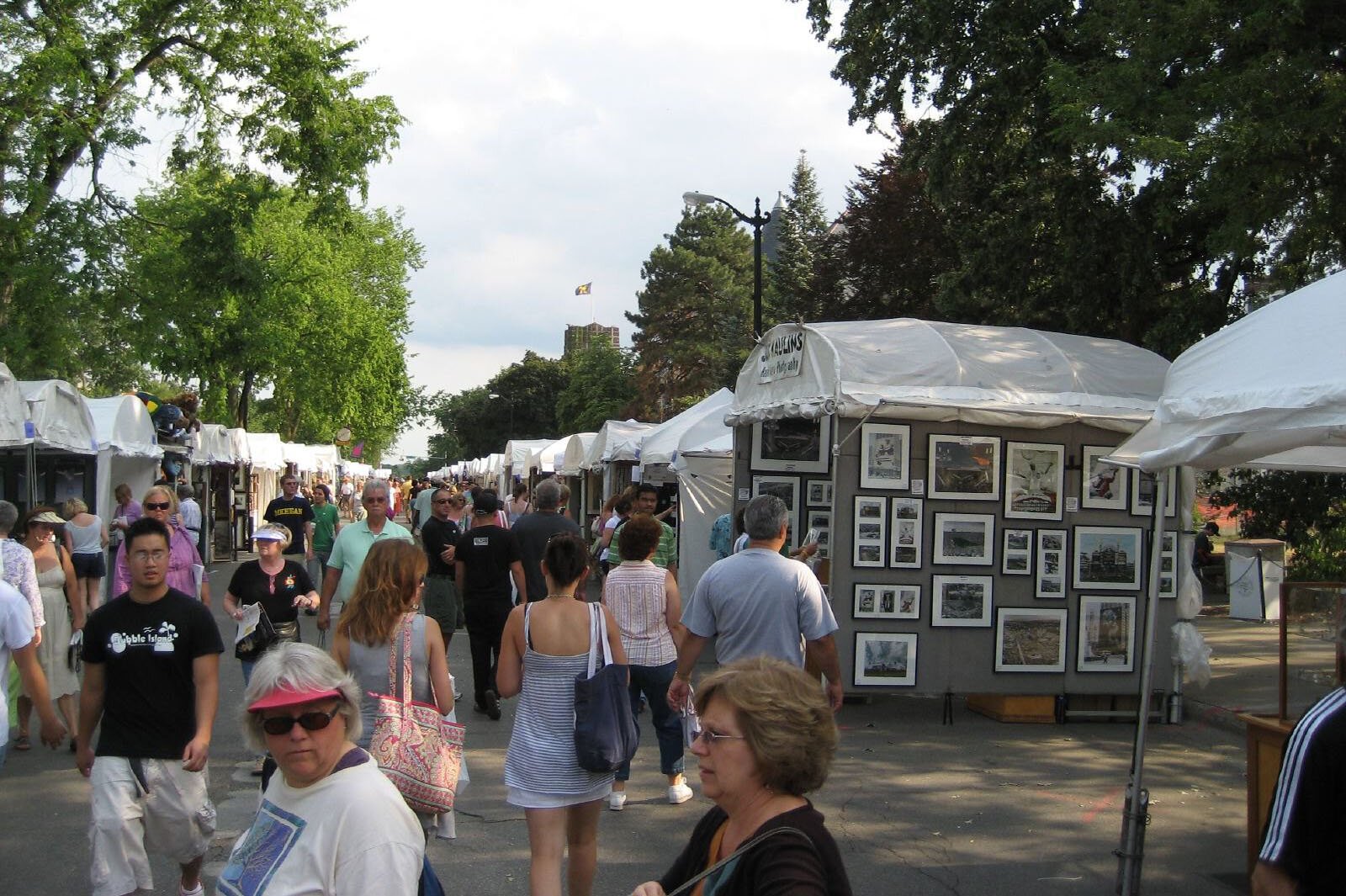 The Ann Arbor Art Fairs in 2007.