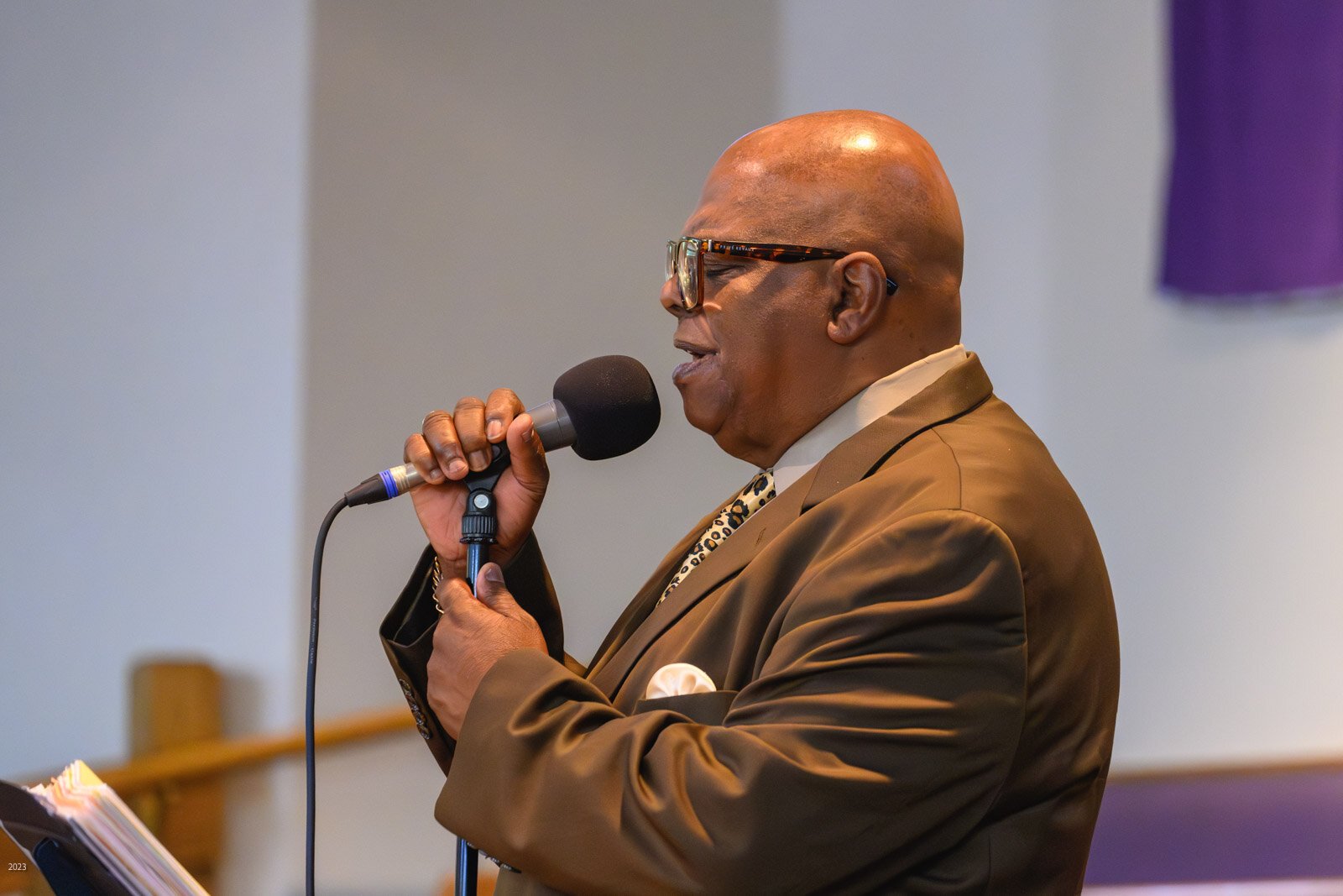 Sunday service at Brown Chapel AME Church in Ypsilanti.