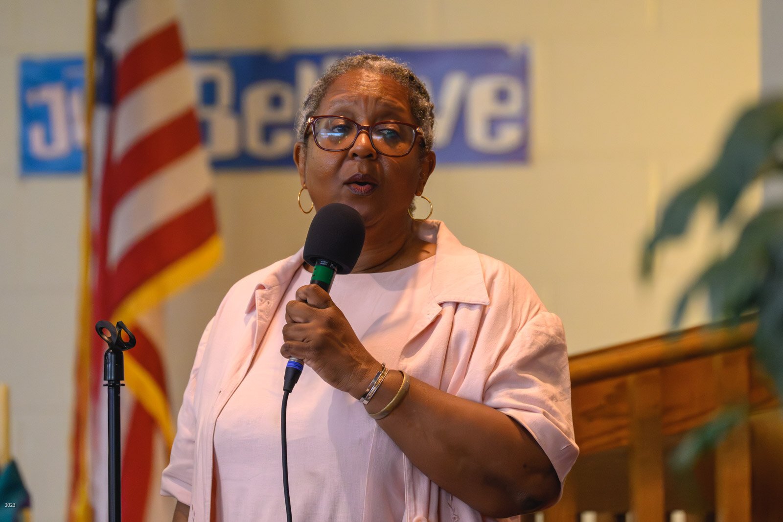 Sunday service at Brown Chapel AME Church in Ypsilanti.