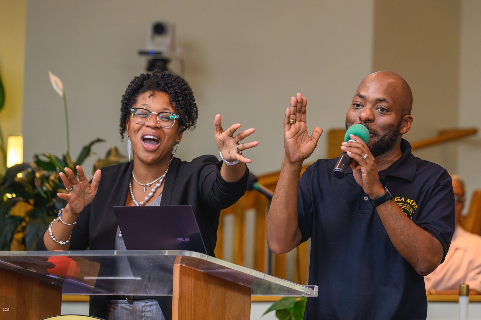 Sunday service at Brown Chapel AME Church in Ypsilanti.