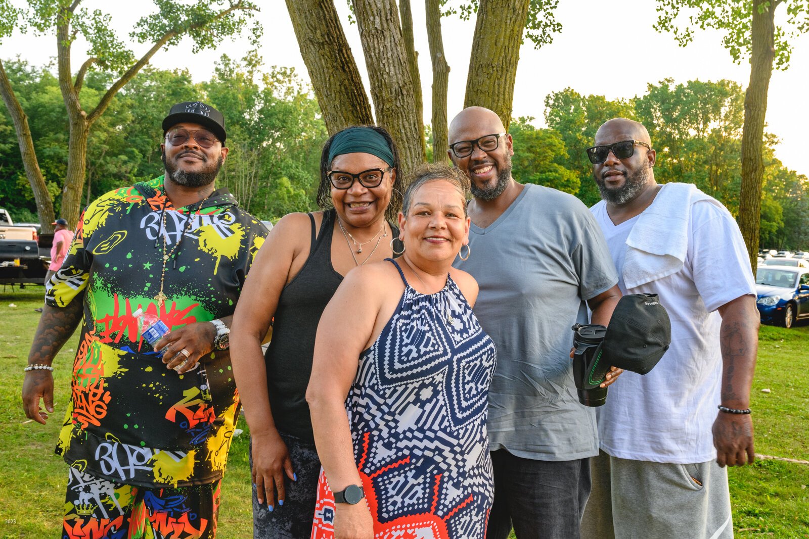 Concertgoers enjoying Gerald Albright at the John E. Lawrence Summer Jazz Series.