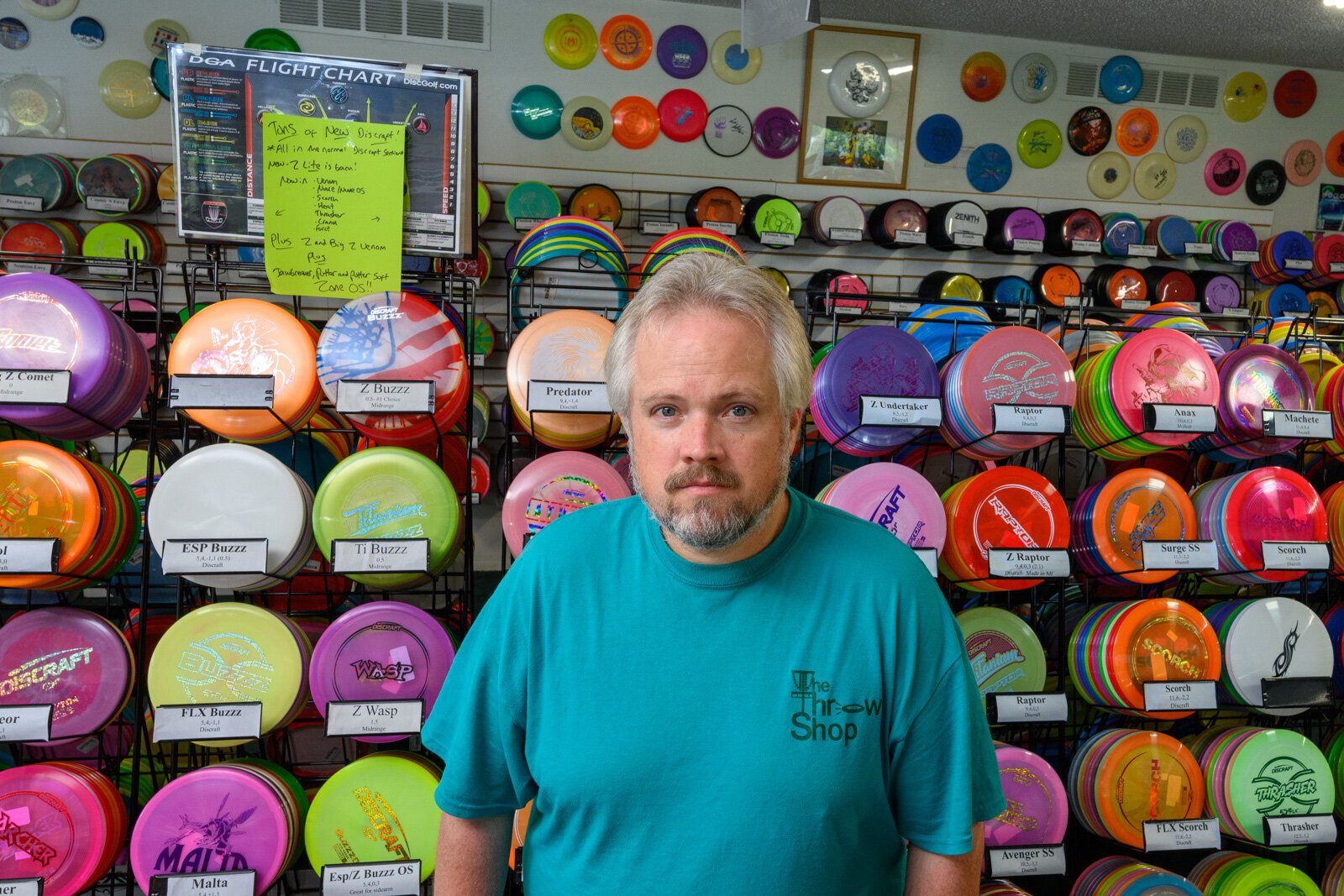 The Throw Shop owner Ben Calhoun.