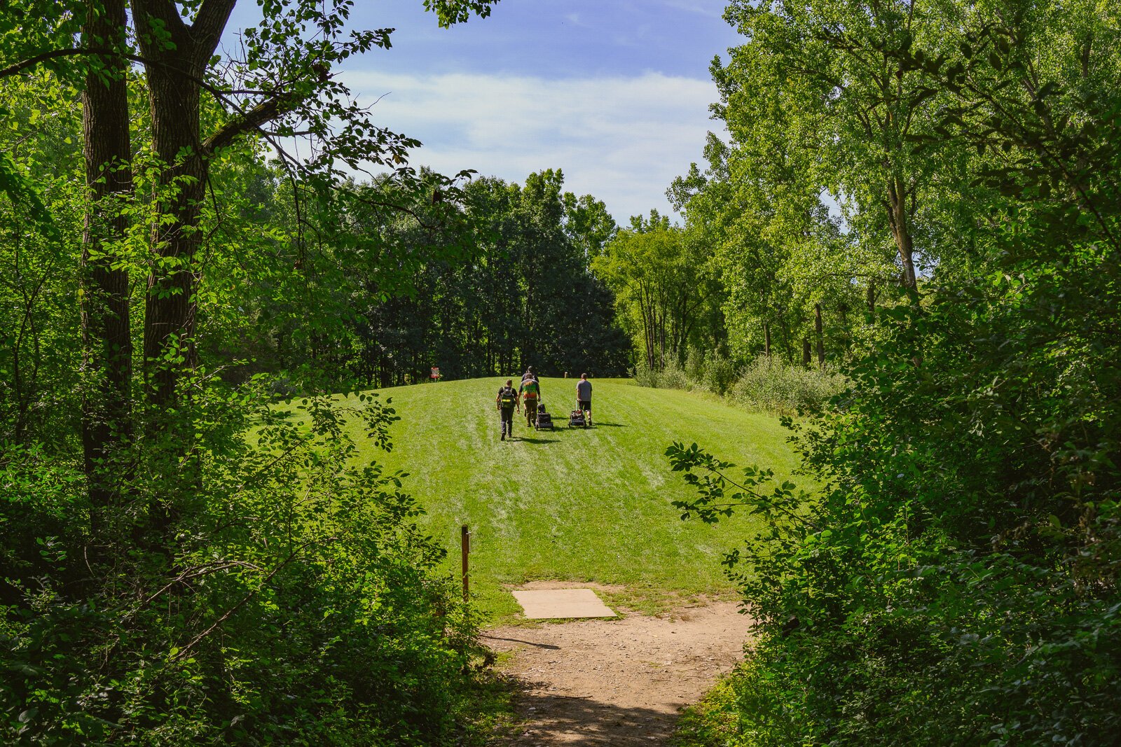 The Red Hawk Disc Golf Course at Independence Lake County Park.