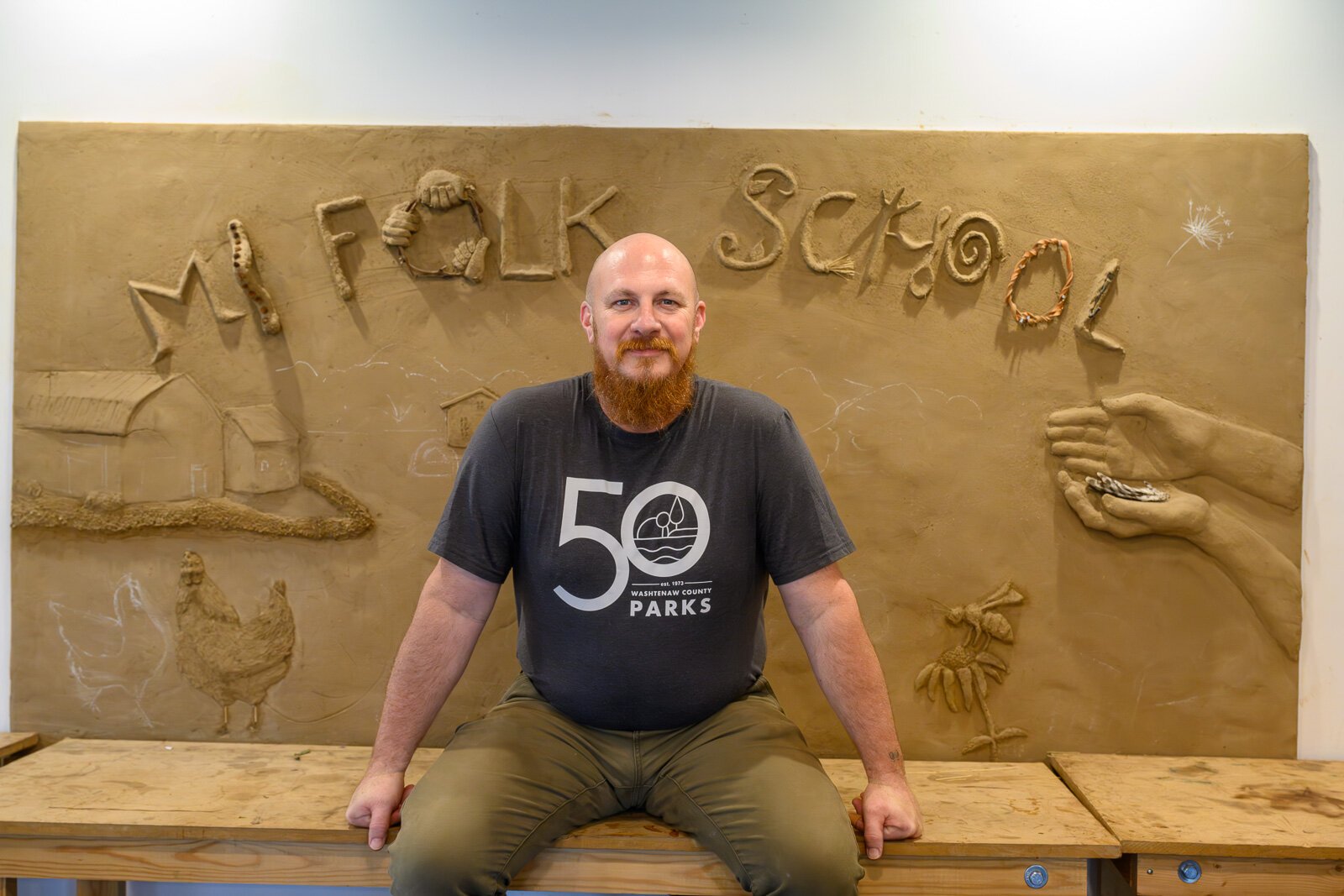 Jason Gold at the Michigan Folk School.