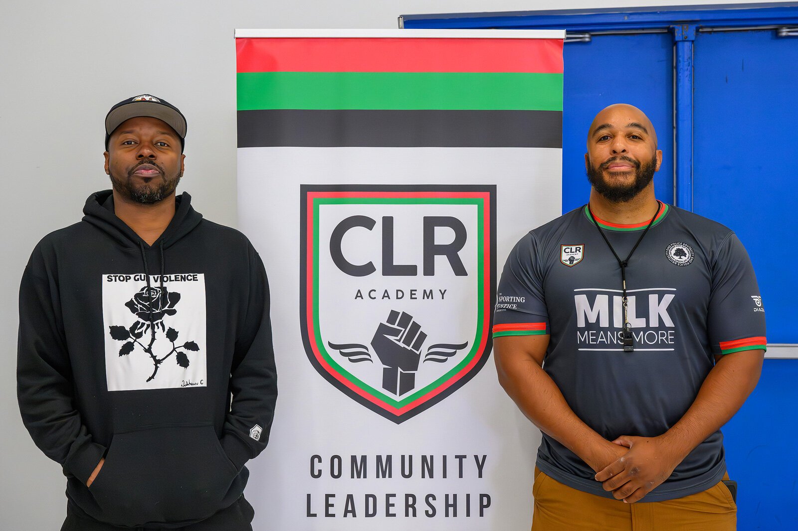 CLR Academy co-founders Jamall Bufford and Justin Harper.