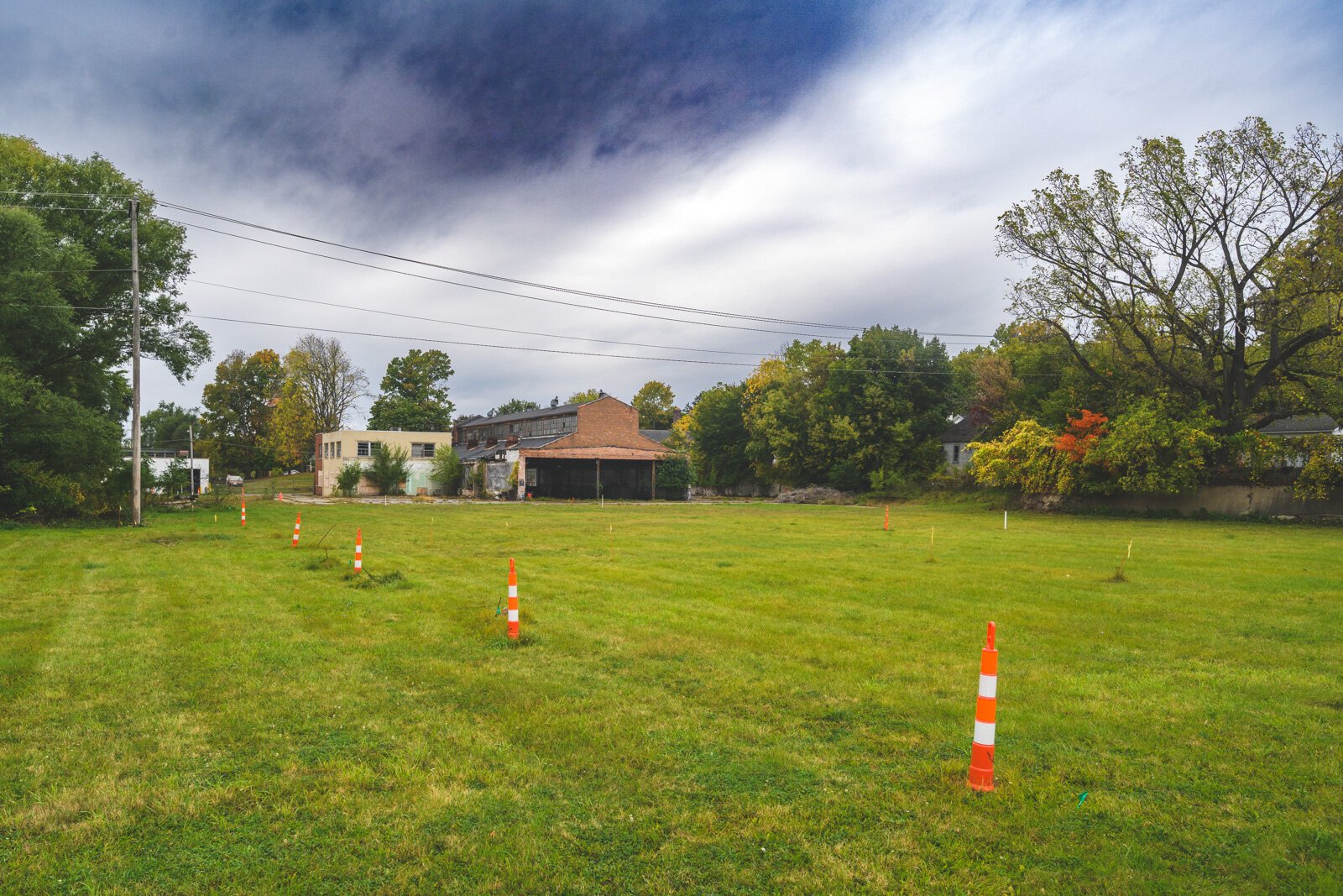 The location of a future community park on Main Street in Chelsea.