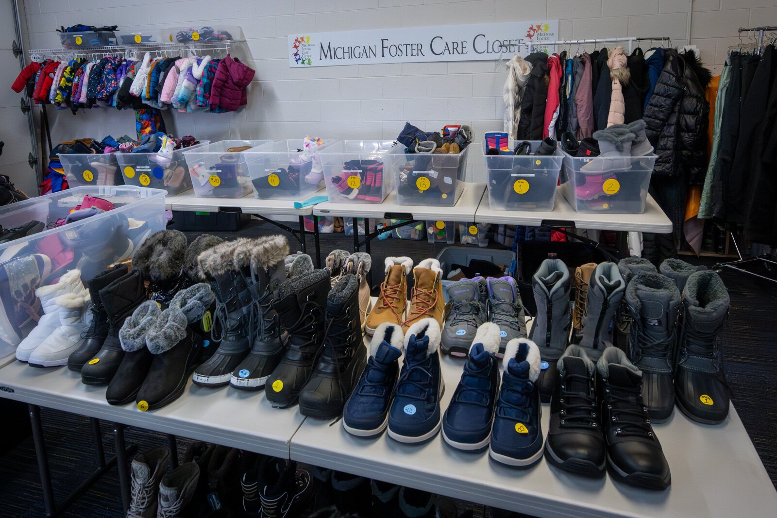 The Michigan Foster Care Closet.