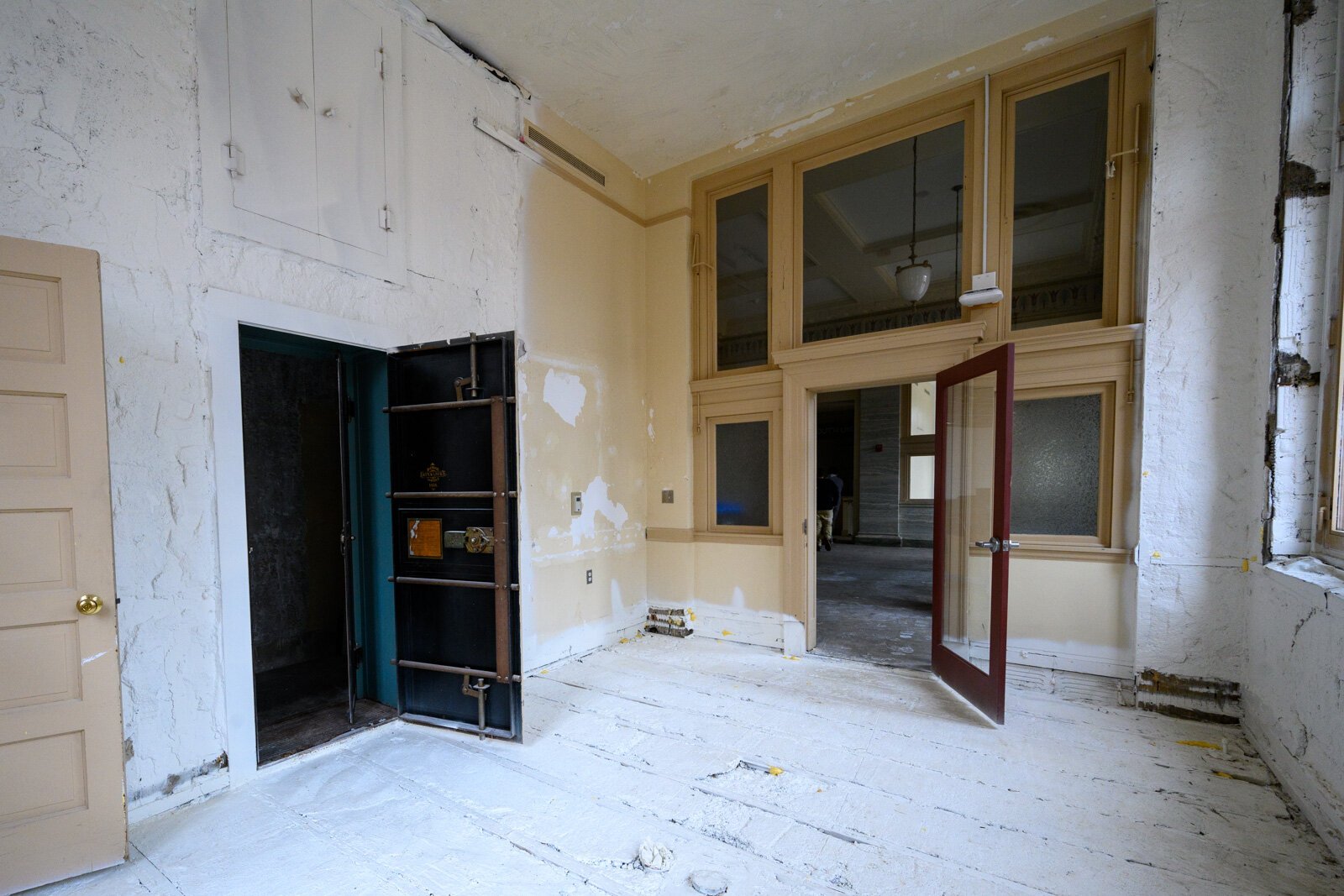 The ground floor of the YDL Michigan Avenue branch during remediation.
