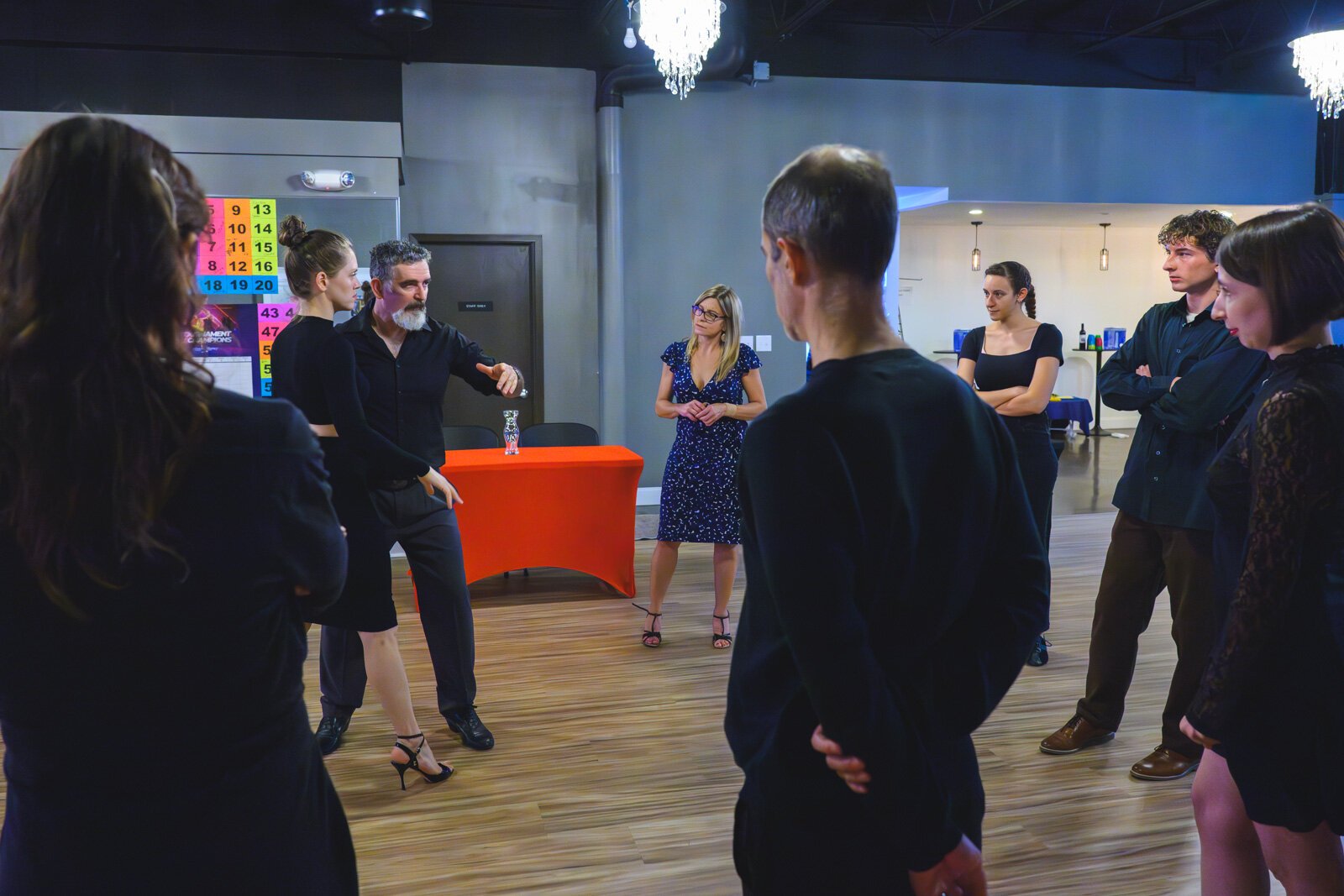 Jose Fernandez & Sofia Daly teaching at the November Community Milonga.
