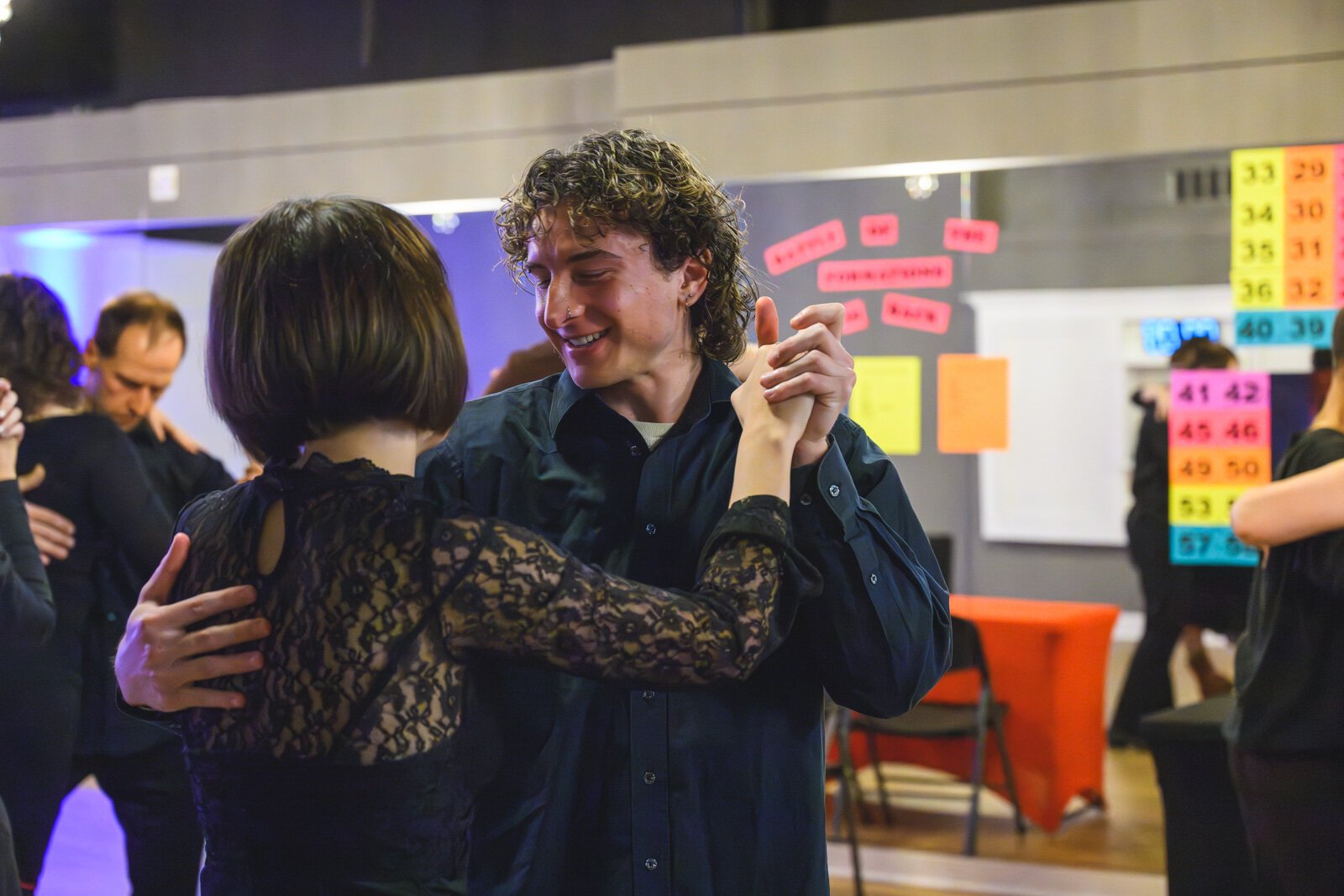 Jose Fernandez & Sofia Daly teaching at the November Community Milonga.