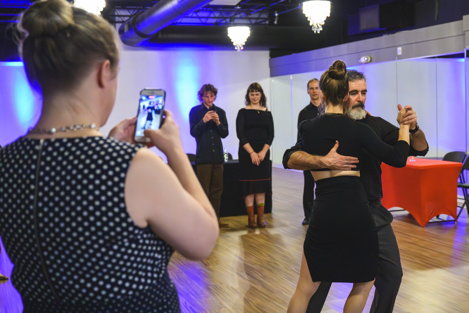 Jose Fernandez & Sofia Daly teaching at the November Community Milonga.