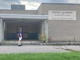 The former Cheney Elementary School in Ypsilanti Township, possible future home of a community center.