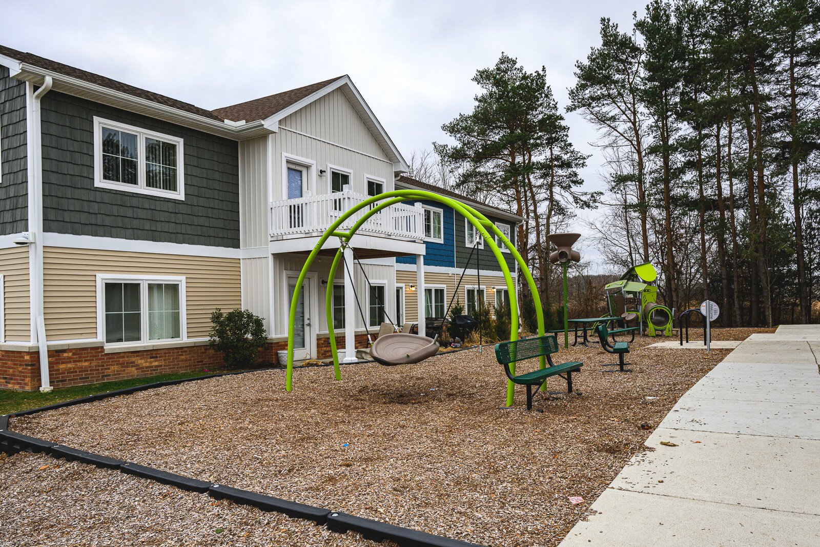 Hilltop View Apartments' playground.