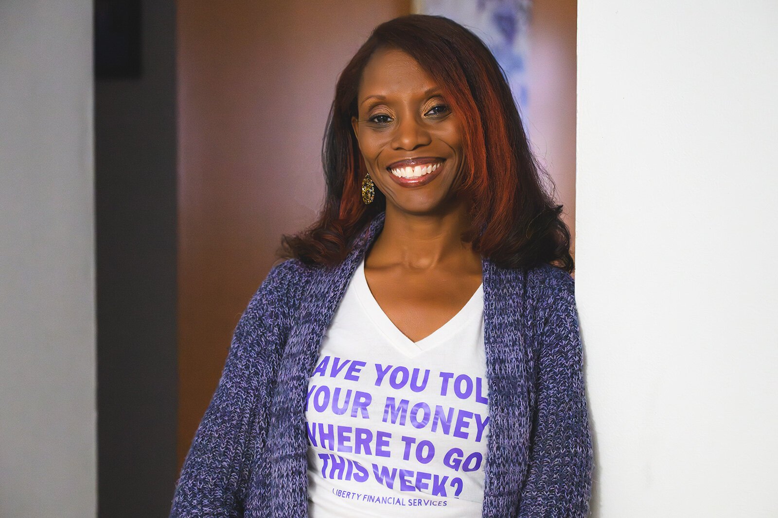 Liberty FInancial Services founder Eboney Byrne.