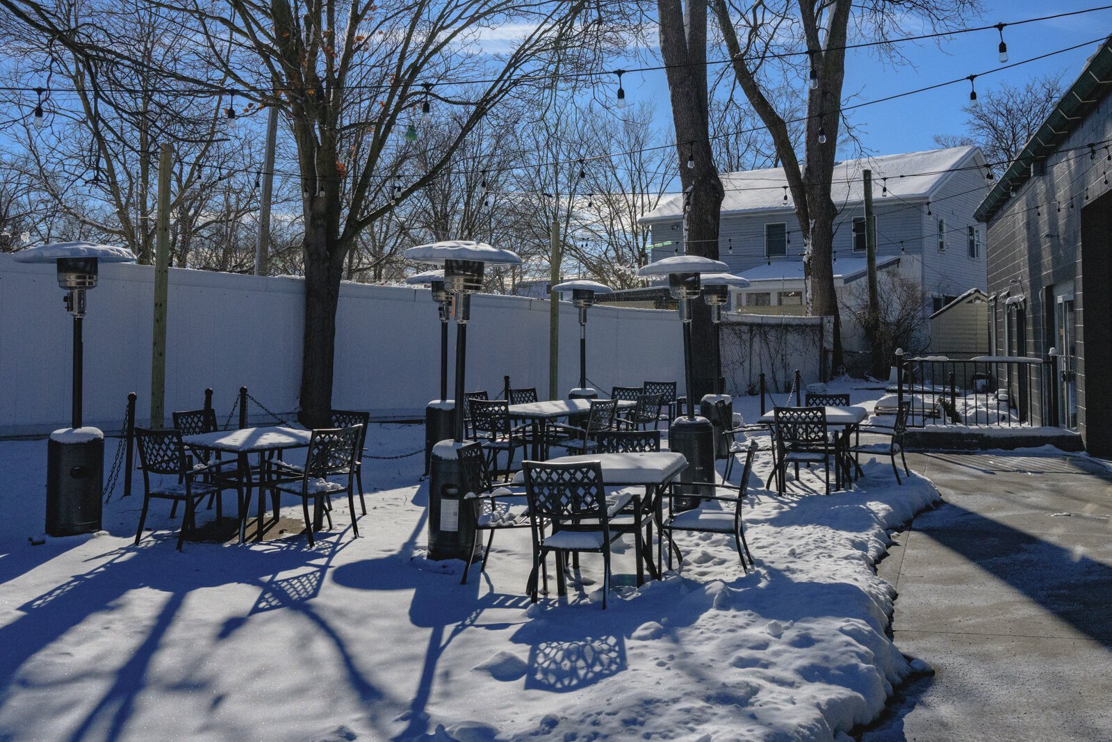 The patio at the Highline Room in Dexter.