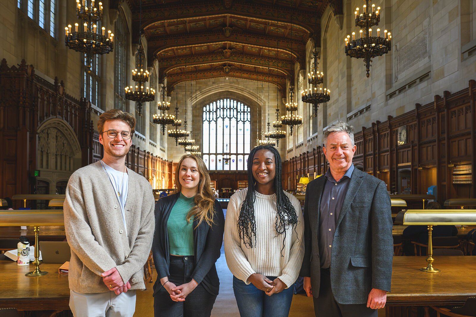 Justice InDeed's Collin Christner, Anna Silk, Ewurama Appiagyei-Dankah, and Michael Steinberg.