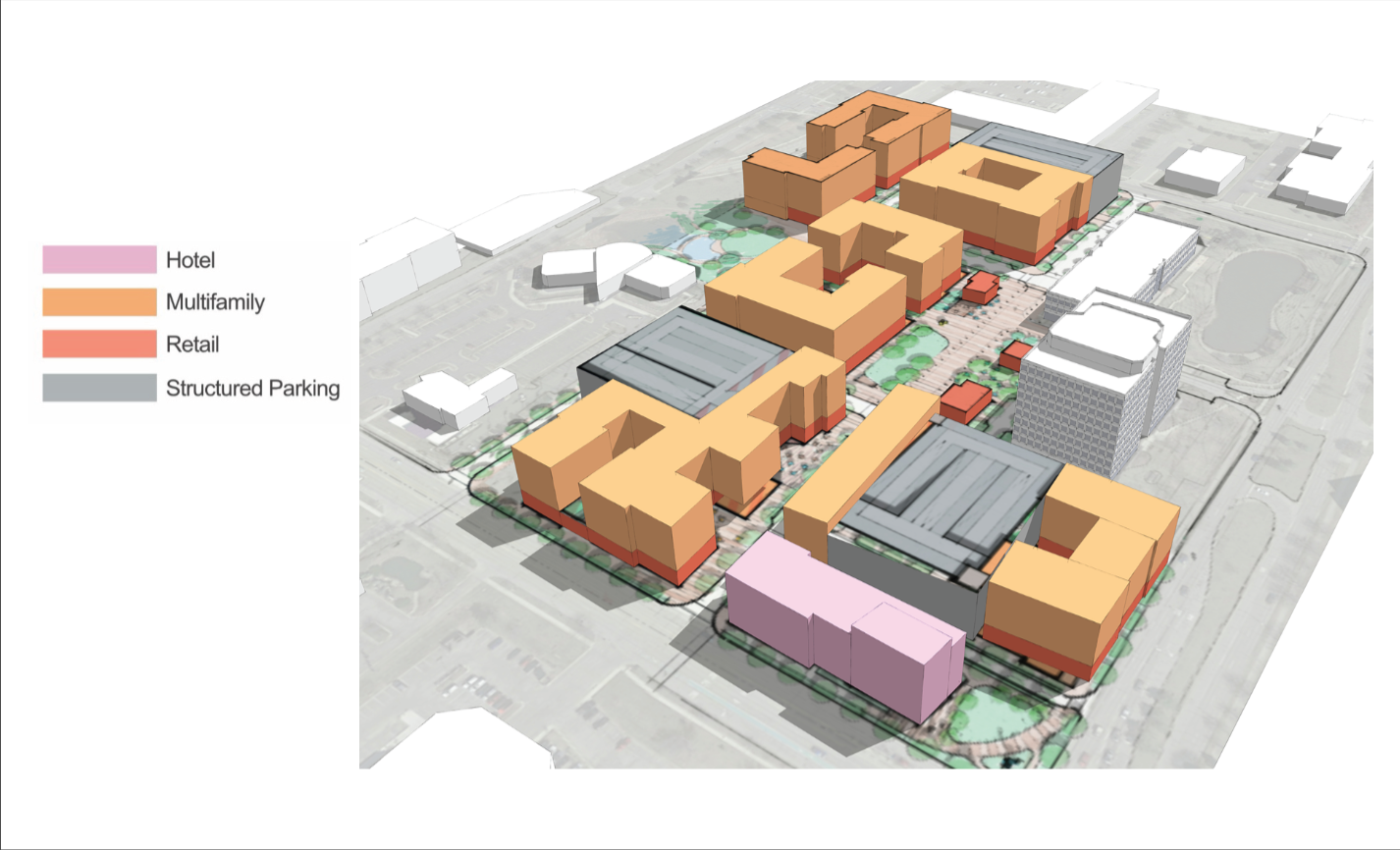 A rendering of the Arbor South development.