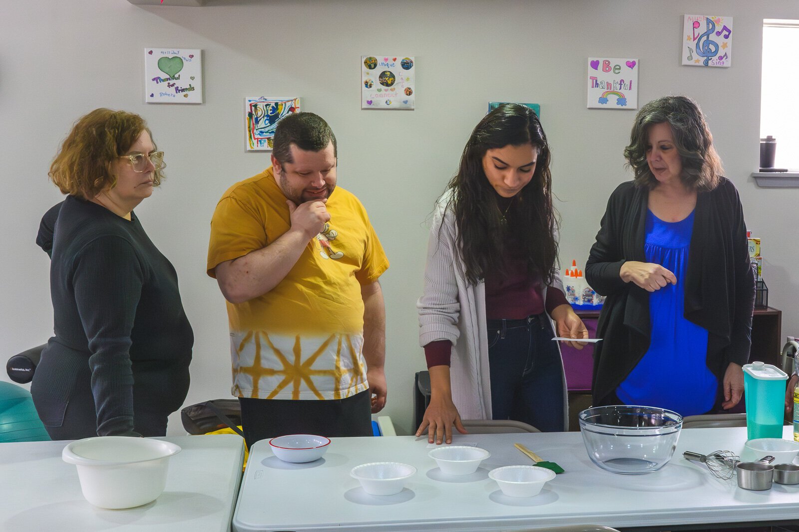 Feed The Need Sensory Zone at Unique Care Connect Community Center.