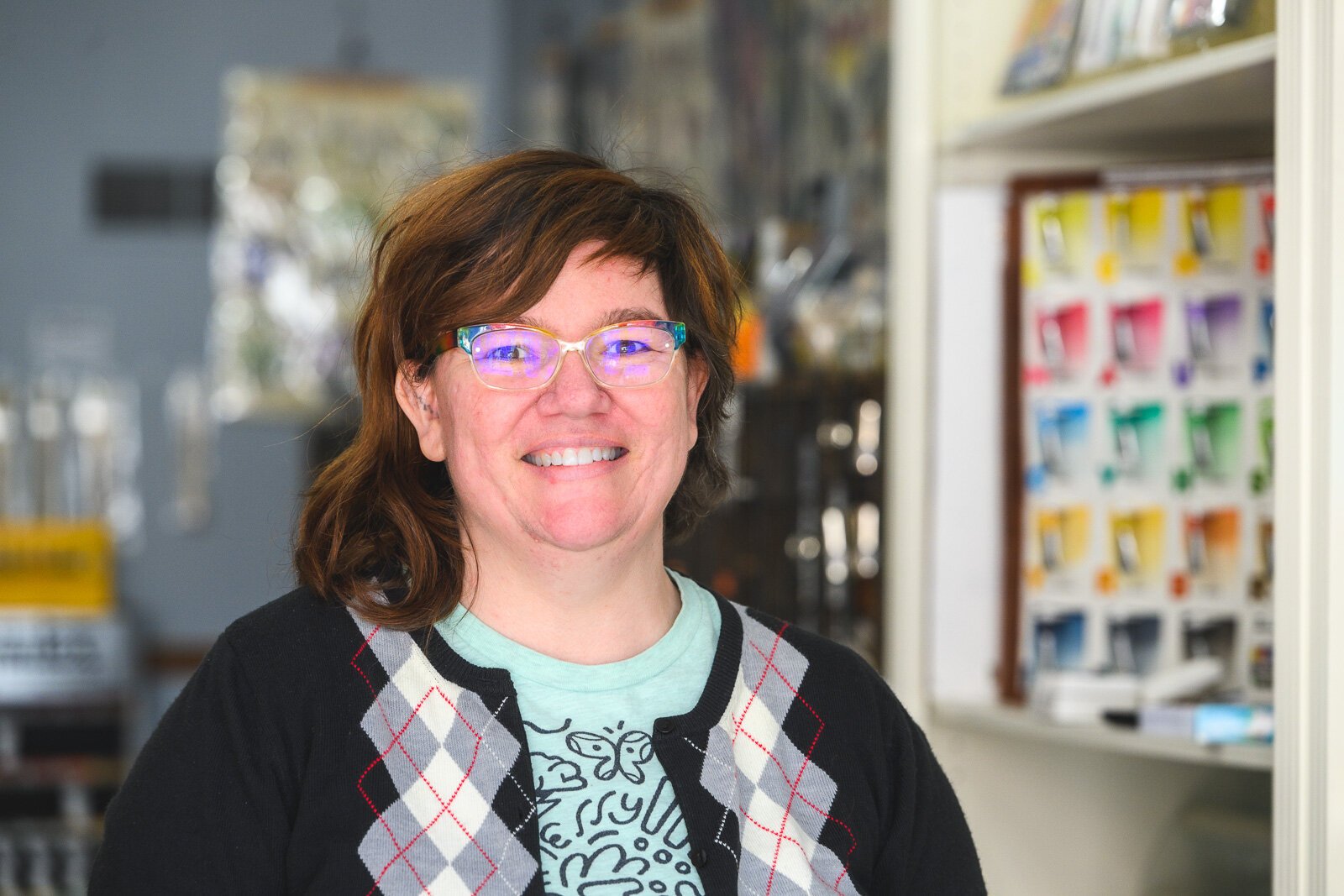 Ypsi Art Supply and Atelier owner Megan Foldenauer.